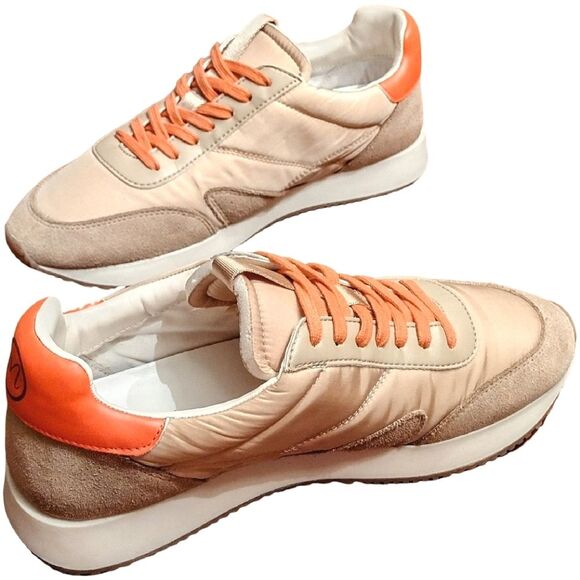 MATISSE 'Farrah' Low top Sneakers (Natural/Orange/Cream), Size 7, LIKE NEW - Picture 4 of 10